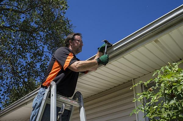 we specialize in repairing all types of gutter repair issues, such as clogs, leaks, and improper drainage